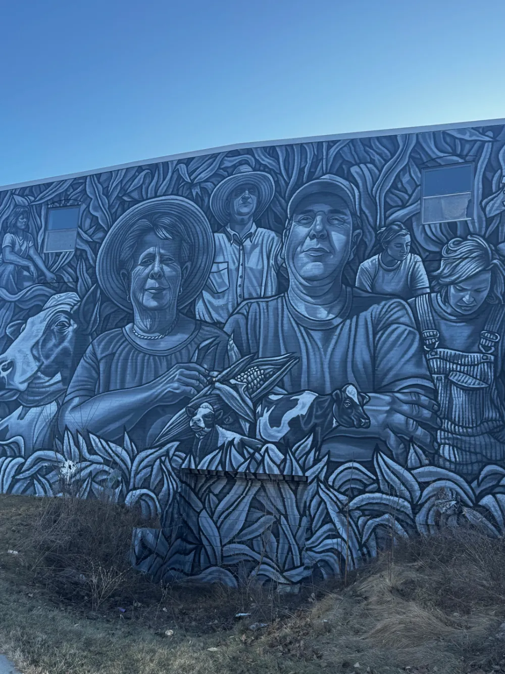 Farmers graffiti art